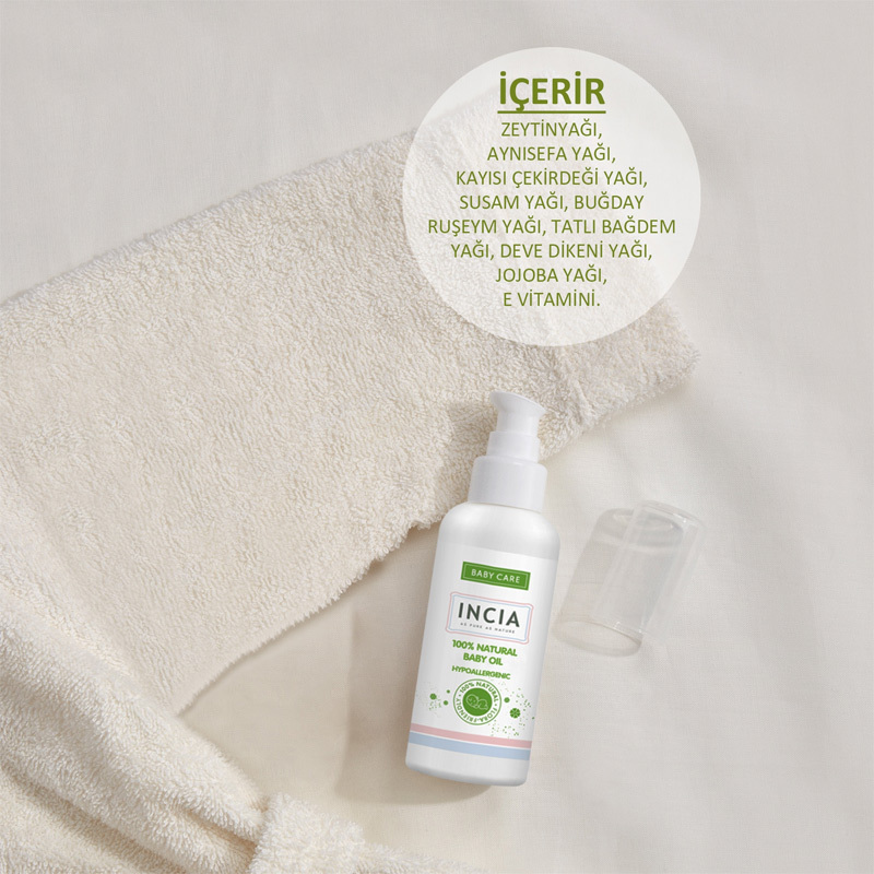 Incia Natural Baby Oil 110 ml