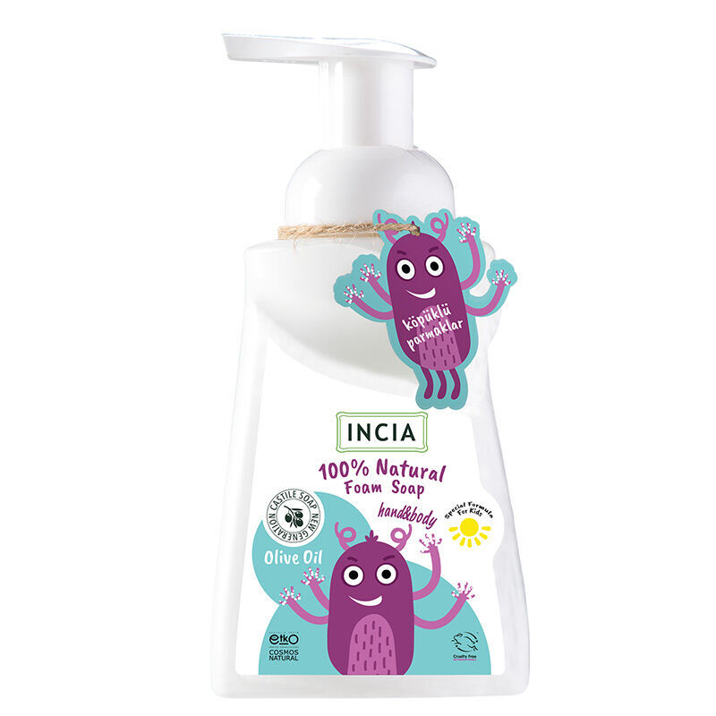 Incia Olive Oil Natural Foam Soap For Children 200 ml