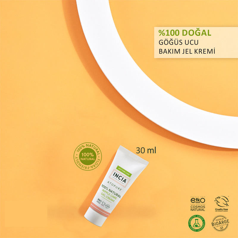 INCIA Natürliche Brustwarzenpflege Gelcreme - 30ml