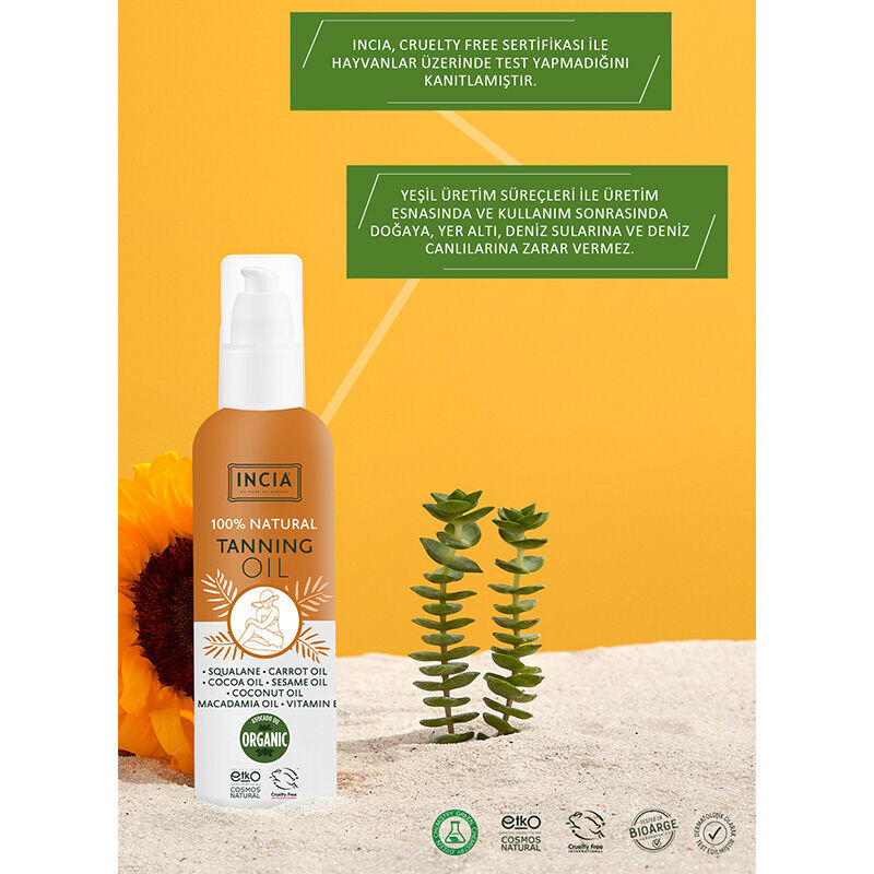 INCIA Natürliches Bräunungsöl 150ml