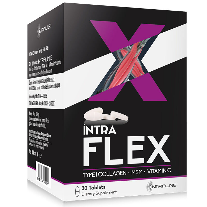 Intraline Intra Flex Collagen Supplement Food 30 tablets