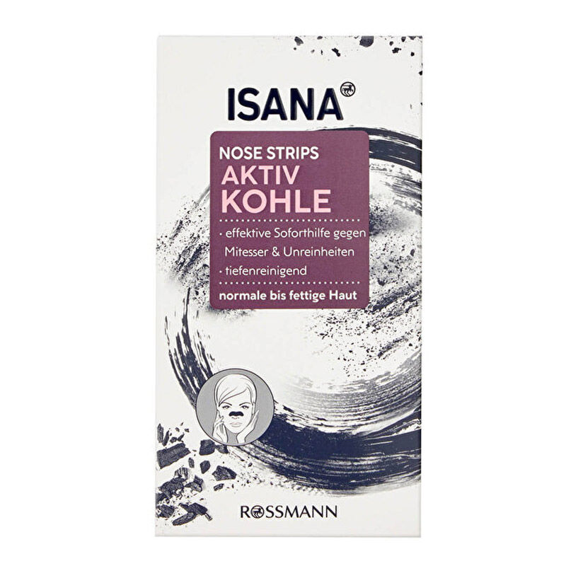 Isana Active Charcoal Pore Purifying Nose Strips 3 pcs