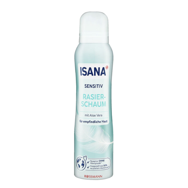 Isana Sensitiv Aloe Vera Shaving Foam 150 ml