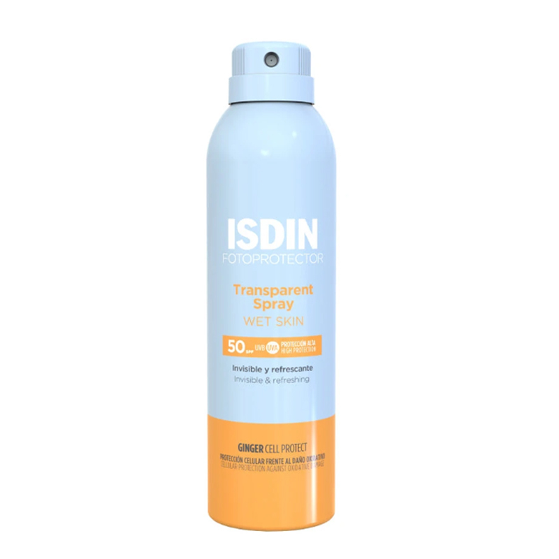 Transparent Sunscreen White Skin Protection SPF 50 by Isdin 250 ml