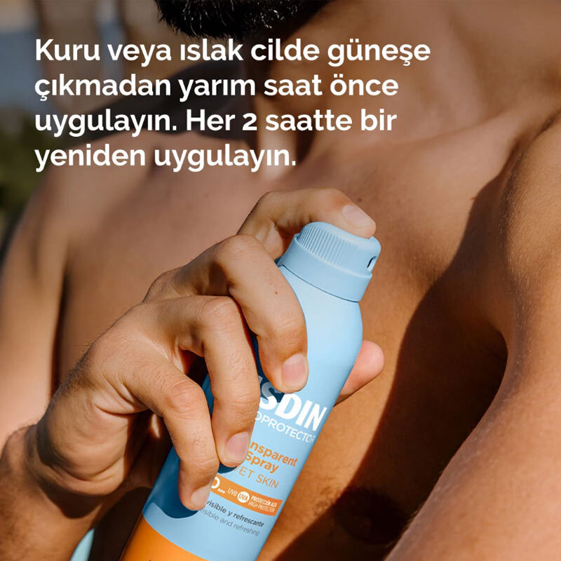 Transparent Sunscreen White Skin Protection SPF 50 by Isdin 250 ml