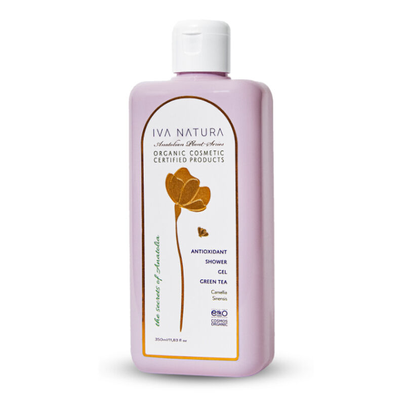 Iva Natura Organic Antioxidant Green Tea Extract Shower Gel 350 ml