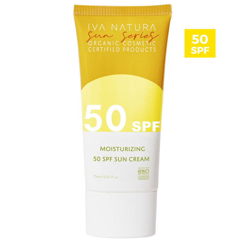 Iva Natura Organic Moisturizing And Protective 50 spf Sun Cream 75 ml
