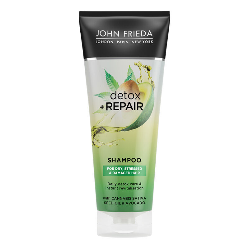 John Frieda Detox And Repair Shampoo For Dry Stressed Damaged Hair 250 ml