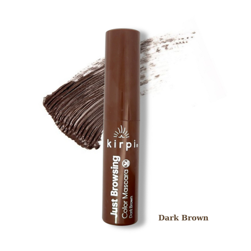 Kirpi Just Browsing Dark Brown Colored Eyebrow Mascara (dark Brown) 6 ml