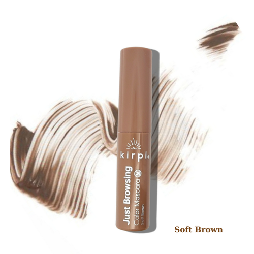 Kirpi Just Browsing Soft Brown Colored Eyebrow Mascara (light Brown) 6 ml