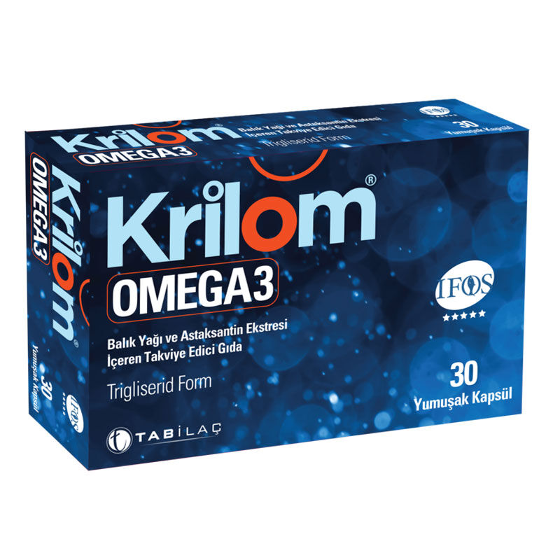 TAB İlaç Krilom Omega 3 softgels 30 capsules