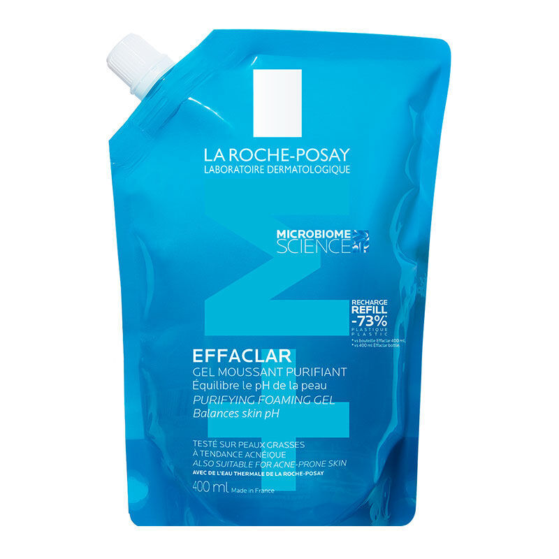 La Roche Posay Effaclar Cleansing Gel For Oily Skin 400 ml - Refill