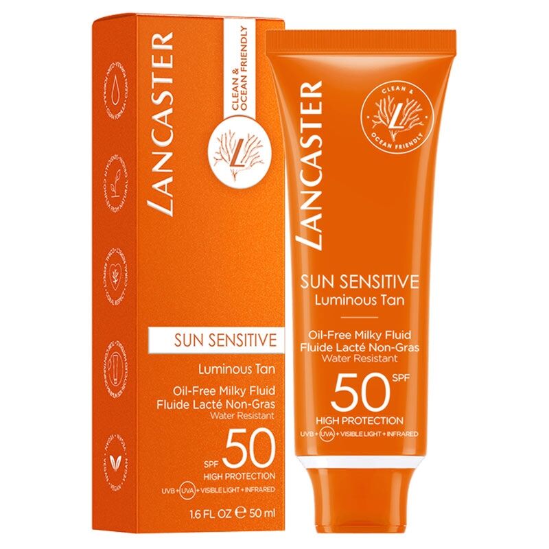 Lancaster Sun Sensitive Oil Free Milky Fluid Spf50 sunscreen Milk 50 ml