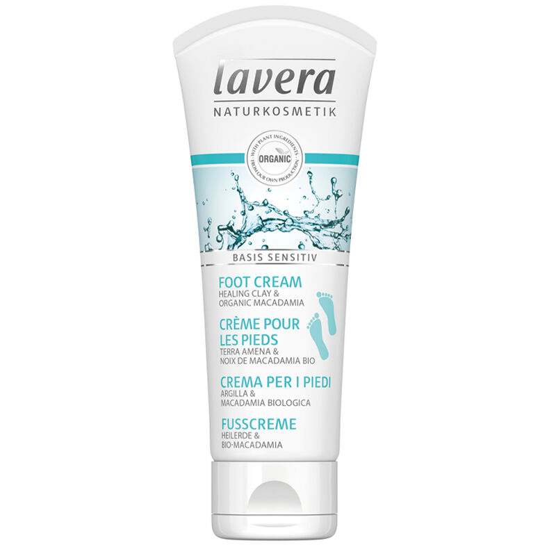 Lavera Basis Sensitiv Organic Foot Care Cream 75 ml