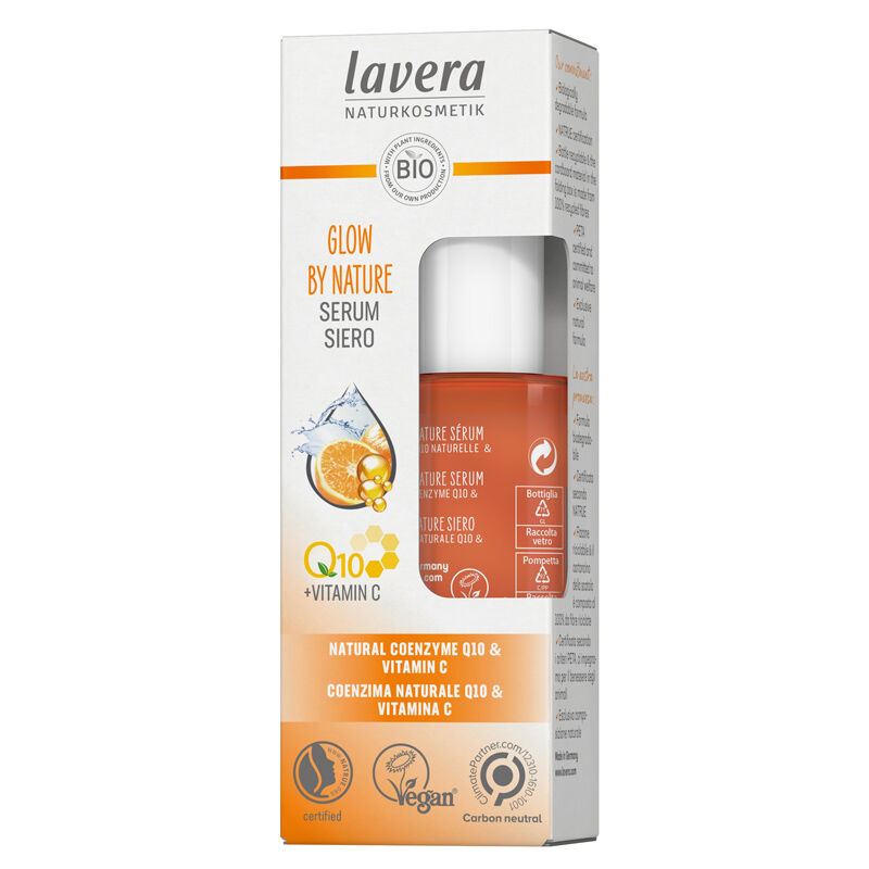 Сыворотка для лица Lavera Glow By Nature Q10 30 мл