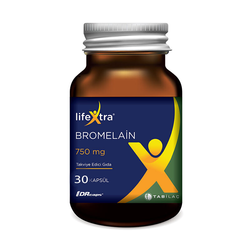 LifeXtra كبسولات لايف إكسترا بروميلين 30