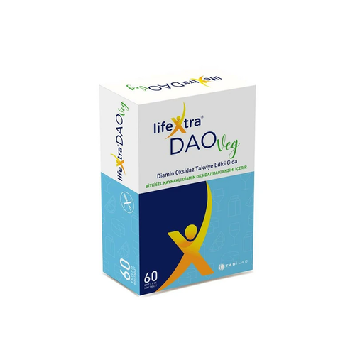 TAB Lifextra Daoveg Diamine Oxidase Food Supplement 60 tablets