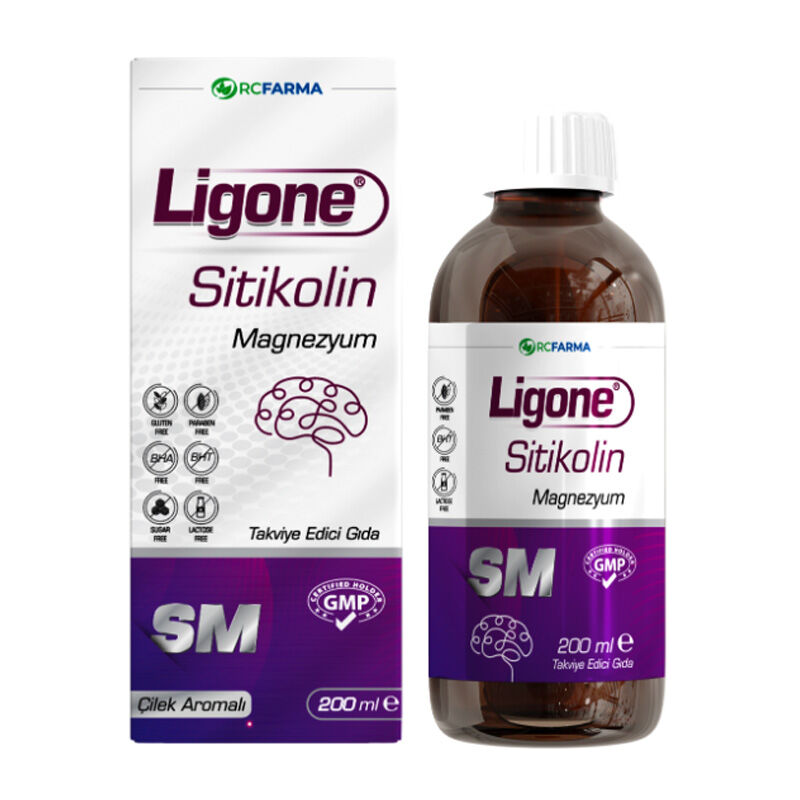 Ligone Citicoline Magnesium Liquid Food Supplement 200 ml