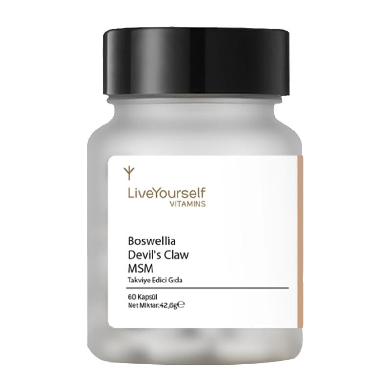 Liveyourself Boswellia Devil's Claw Msm Food Supplement 60 capsules