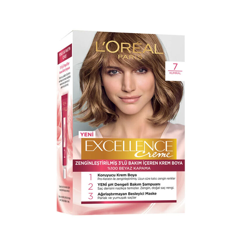 L'Oréal Paris Excellence 7 Aschbraun Haarfarbe