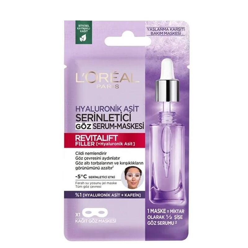 L'Oréal Paris Hyaluronic Acid Refreshing Eye Serum - Mask 11 gr