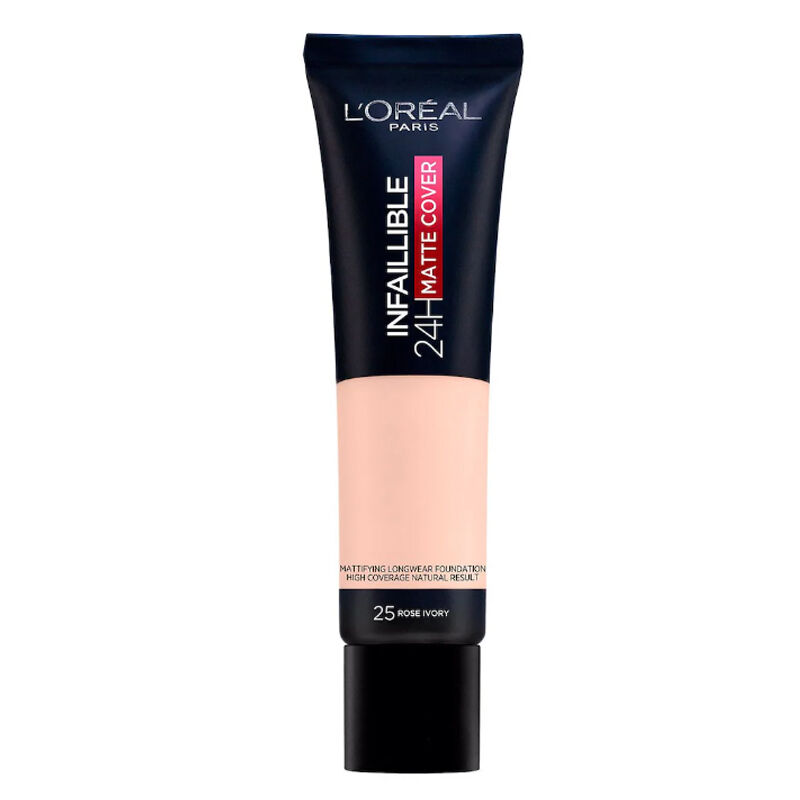 L'Oreal Infallible 24H Matte Hochdeckende Foundation - Rose Ivory 30ml