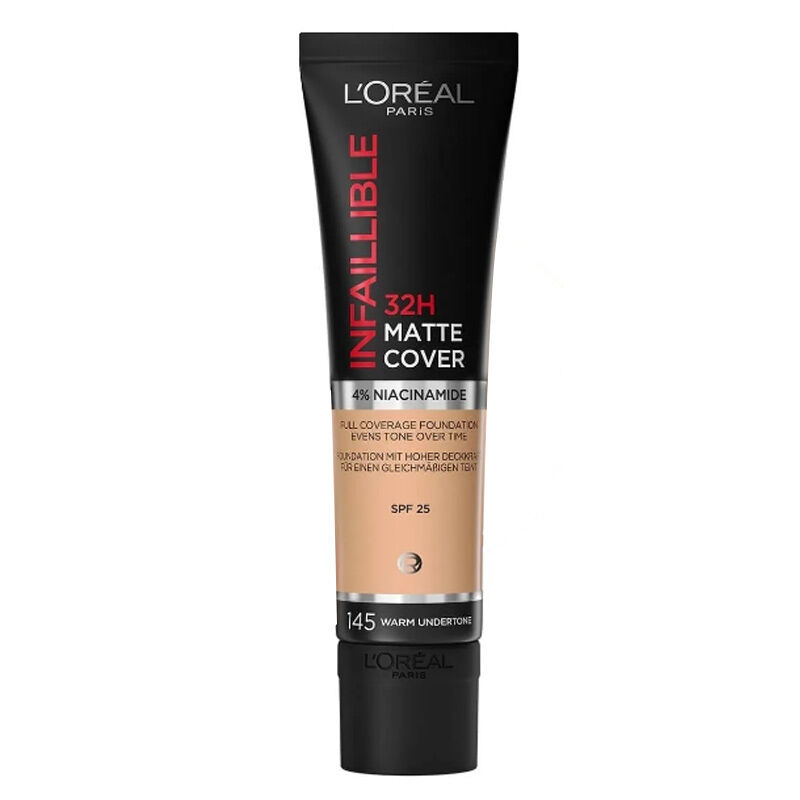 L'Oreal Paris Infallible 32h Matte Hochdeckende Foundation 145