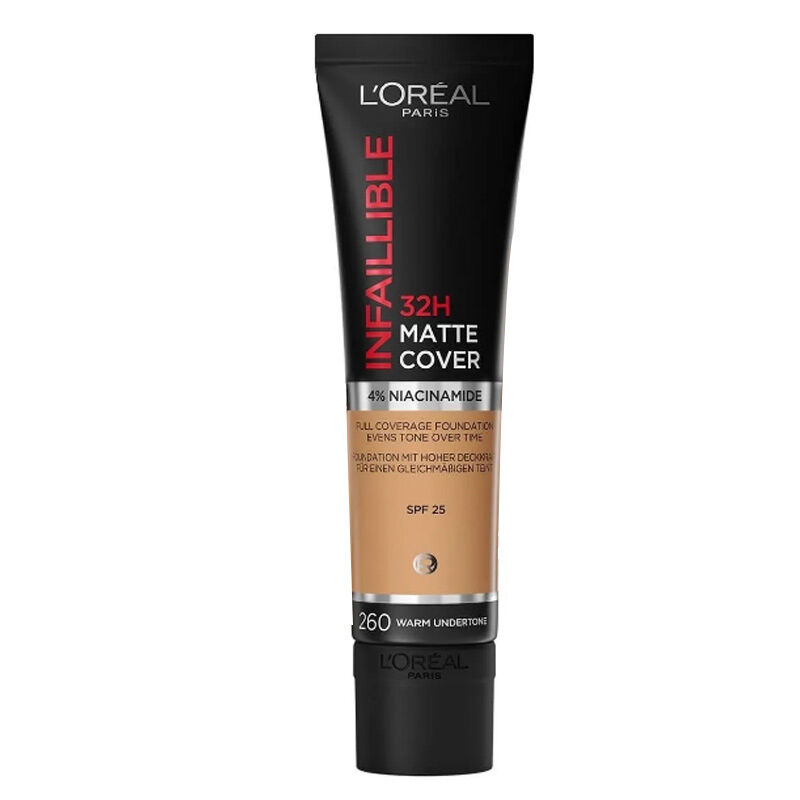 L'Oréal Infallible 32h Matte Hochdeckende Foundation - 260 Warm