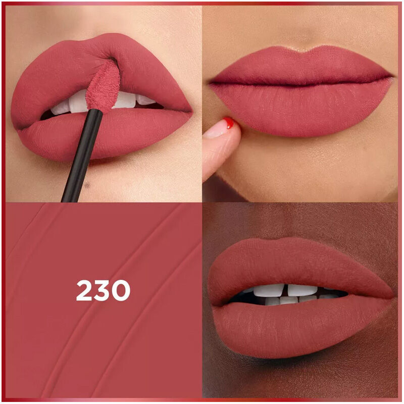 احصلي على شفاه مطفية تدوم طويلاً مع لوريال باريس