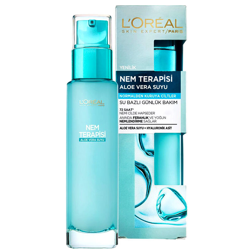 L'Oréal Paris Moisture Therapy Aloe Vera Juice 70 ml - Normal To Dry Skin