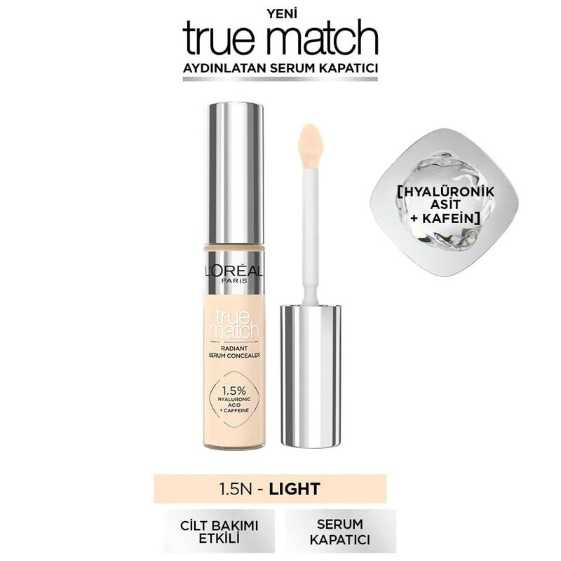 L'Oréal Paris True Match Radiant Serum Concealer 1.5N - 11ml