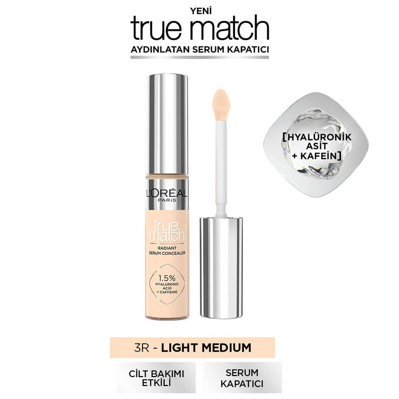 L'Oréal Paris True Match Radiant Serum Concealer 3R - 11ml