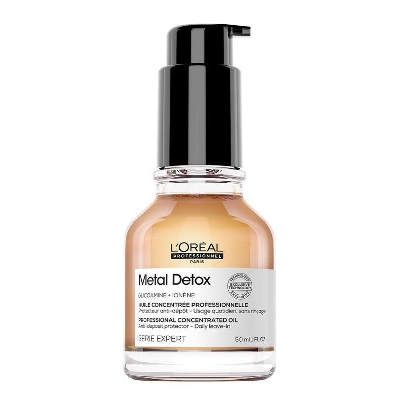 L'Oreal Metal Detox Ölkonzentrat für glänzendes, genährtes Haar 50ml