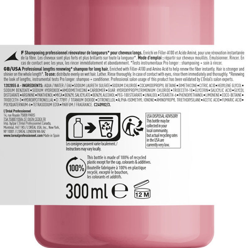L'Oréal Professionnel Verdickendes Shampoo für Haarspitzen 300ml