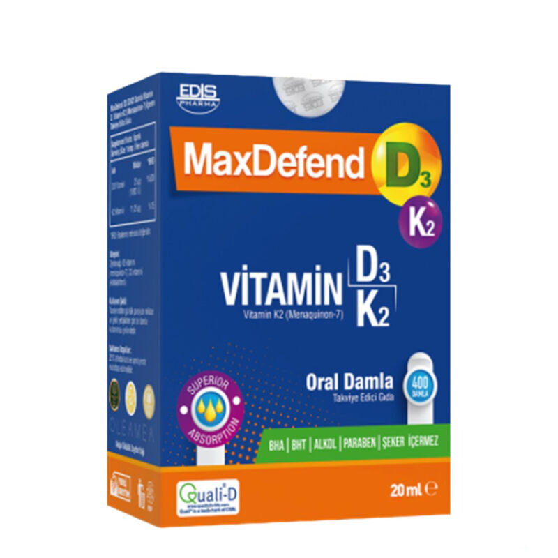 Edis Pharma Maxdefend Oral Drops Supplementary Food 20 ml