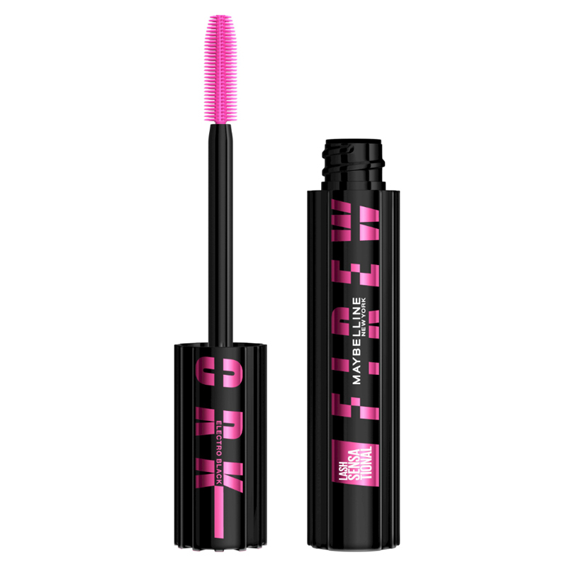 Maybelline Firework Electro Black Mascara - 360° Volume &amp; Shine