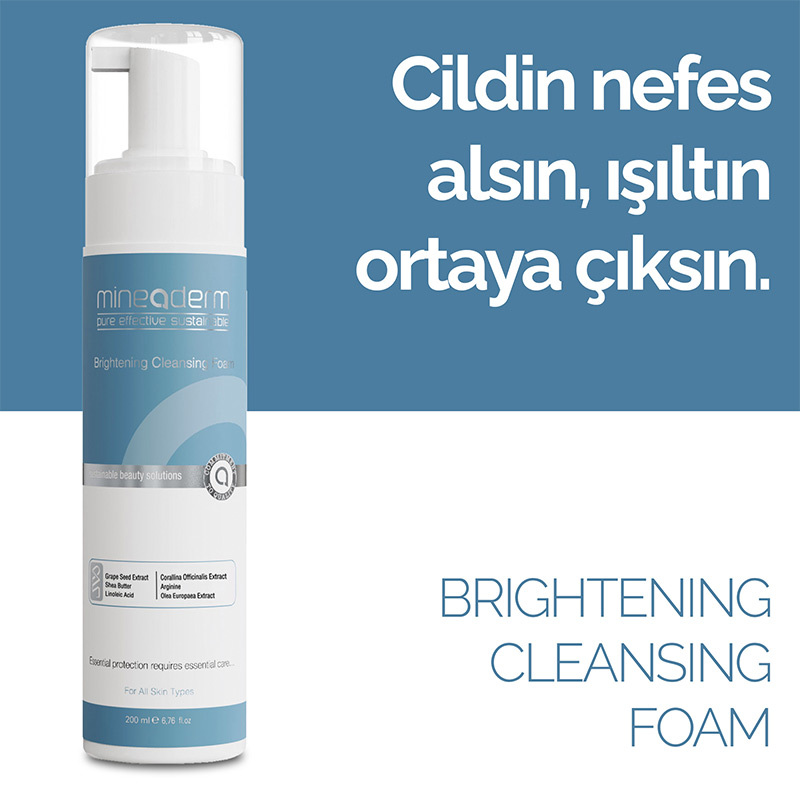 Mineaderm Brightening Cleansing Foam 200 ml