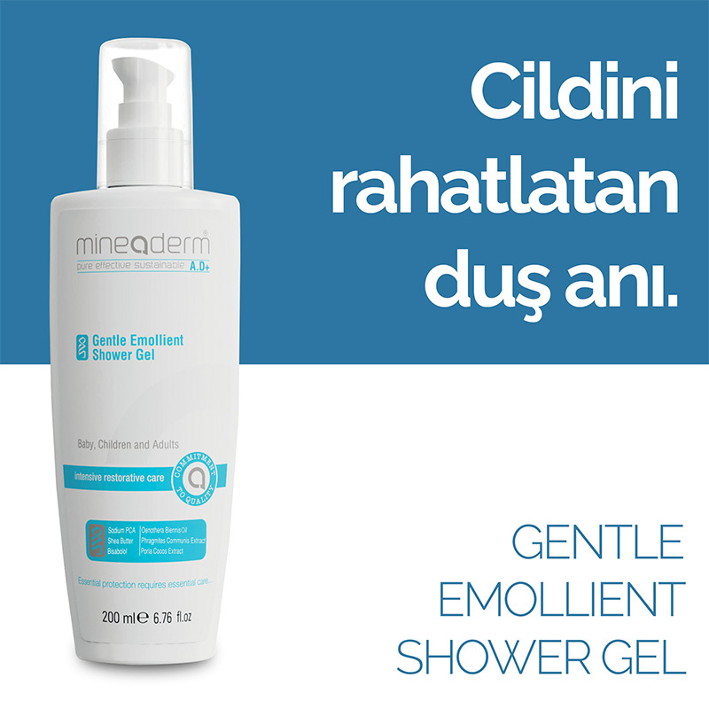 Mineaderm Gentle Emollient Shower Gel 200 ml