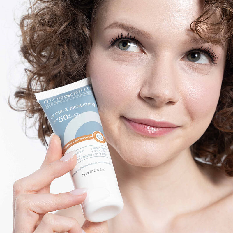 Mineaderm Feuchtigkeitsspendende UV Pflege SPF50+ Sonnencreme 75ml