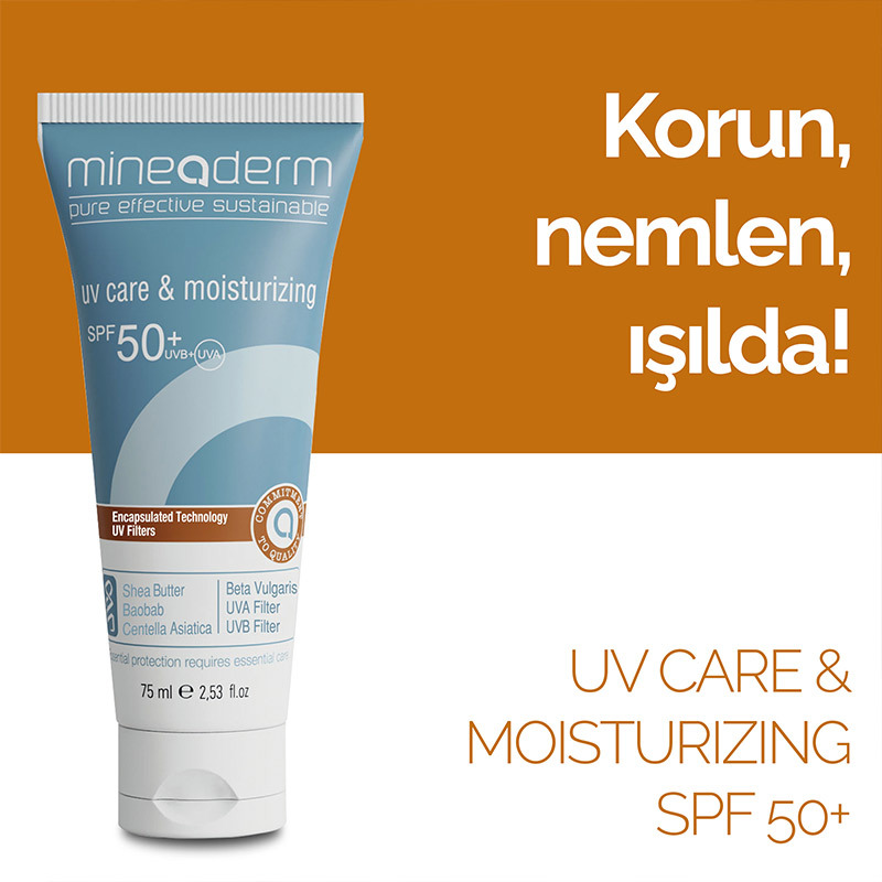 Mineaderm Feuchtigkeitsspendende UV Pflege SPF50+ Sonnencreme 75ml
