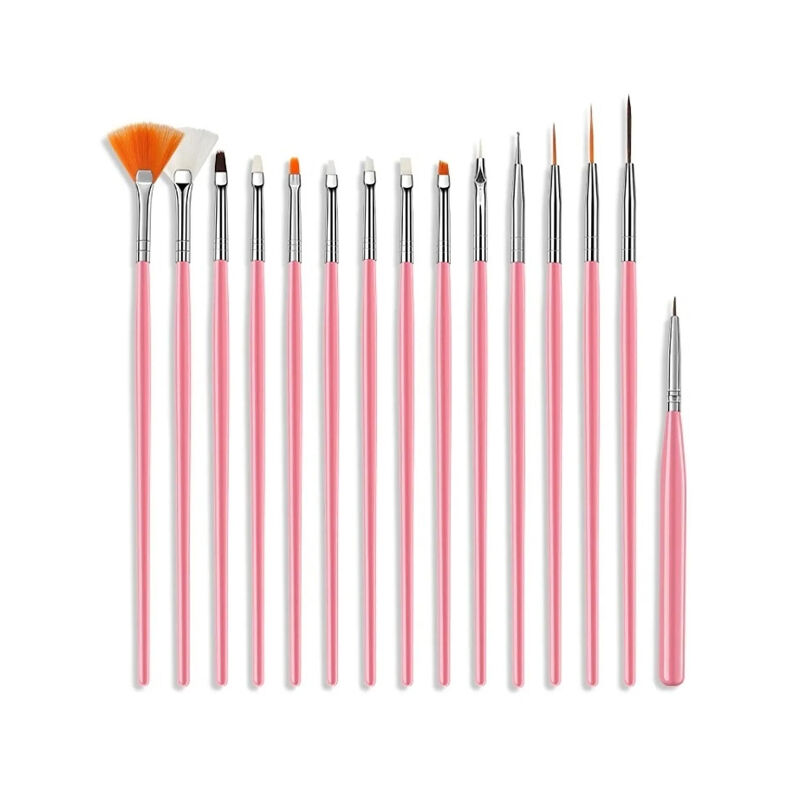 Nascita Pink Nail Brush Set Of 15