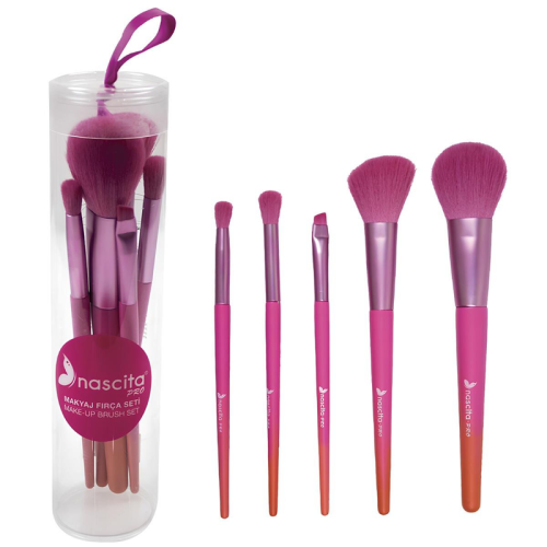 Nascita 5-Piece Pro Makeup Brush Set - Soft & Versatile