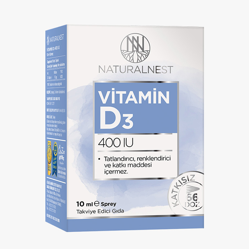 Спрей витамина D3 Naturalnest 400 МЕ - 10 мл