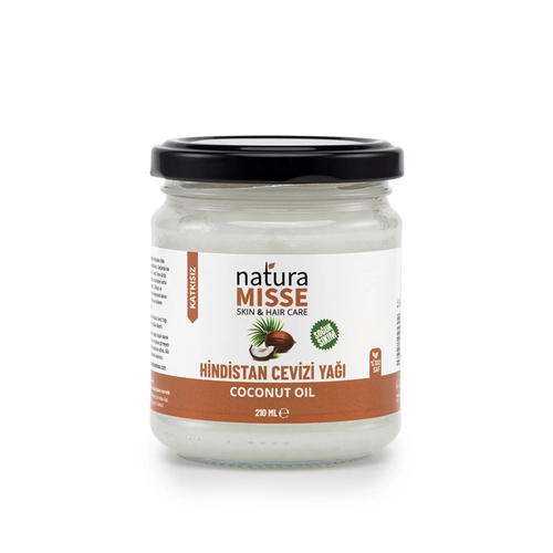 NaturaMisse Organic Coconut Oil 210ml - Pure Moisturizer