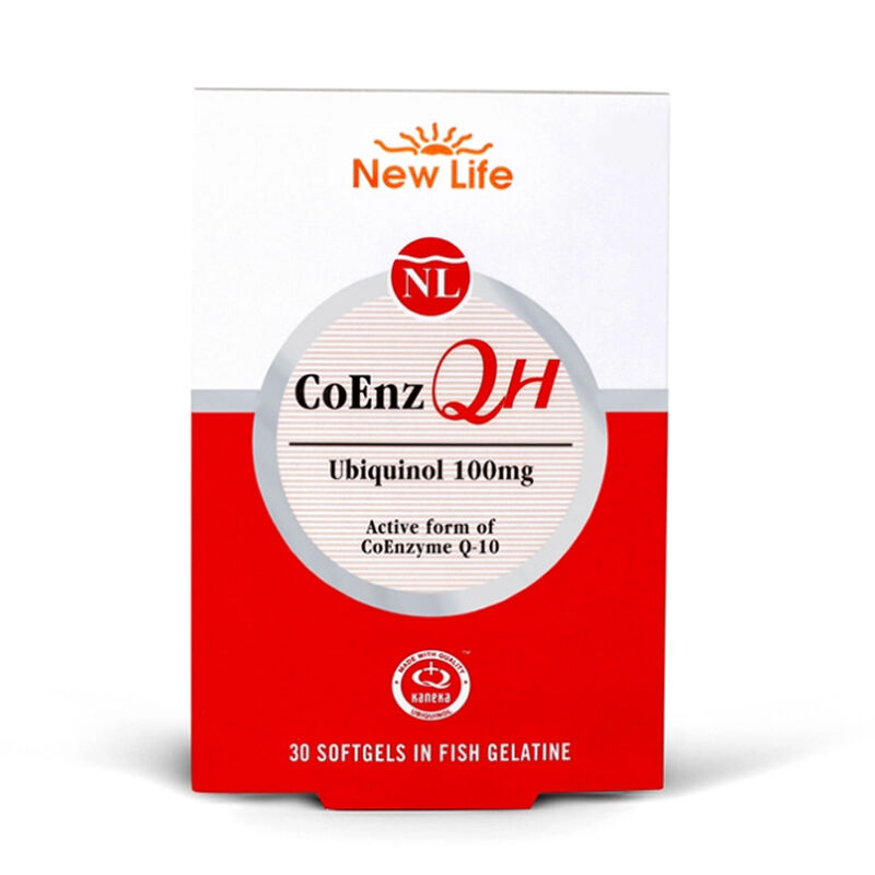 New Life Coenz Qh Ubiquinol 100 mg 30 capsules