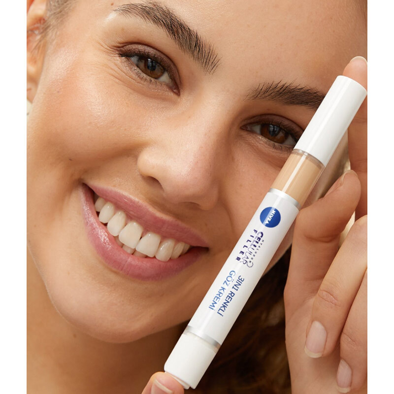 Nivea Dark Circle Concealer Eye Care Cream Hyaluron Cellular Filler 15 ml Light Tone
