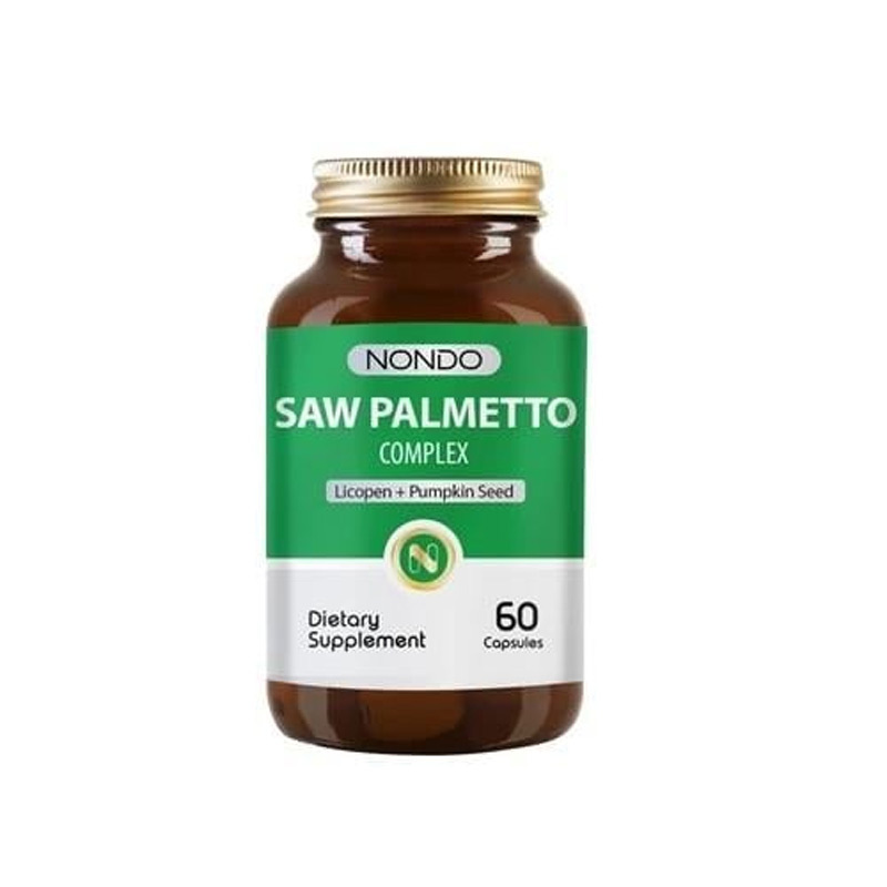 Nondo Vitamine Sägepalme Komplex für Prostatagesundheit 60 Kapseln