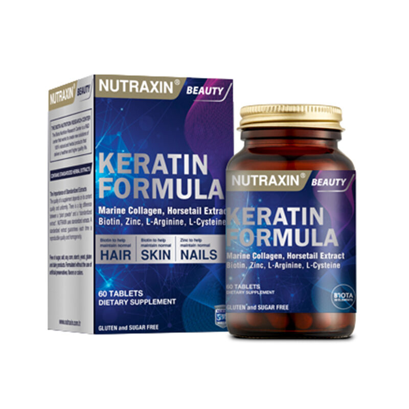 Nutraxin Keratin Formula 60 tablets