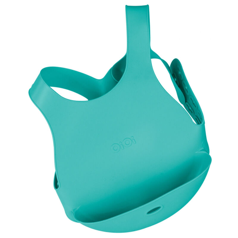 Oioi Silicone Baby Bib 6 months+ Water Green
