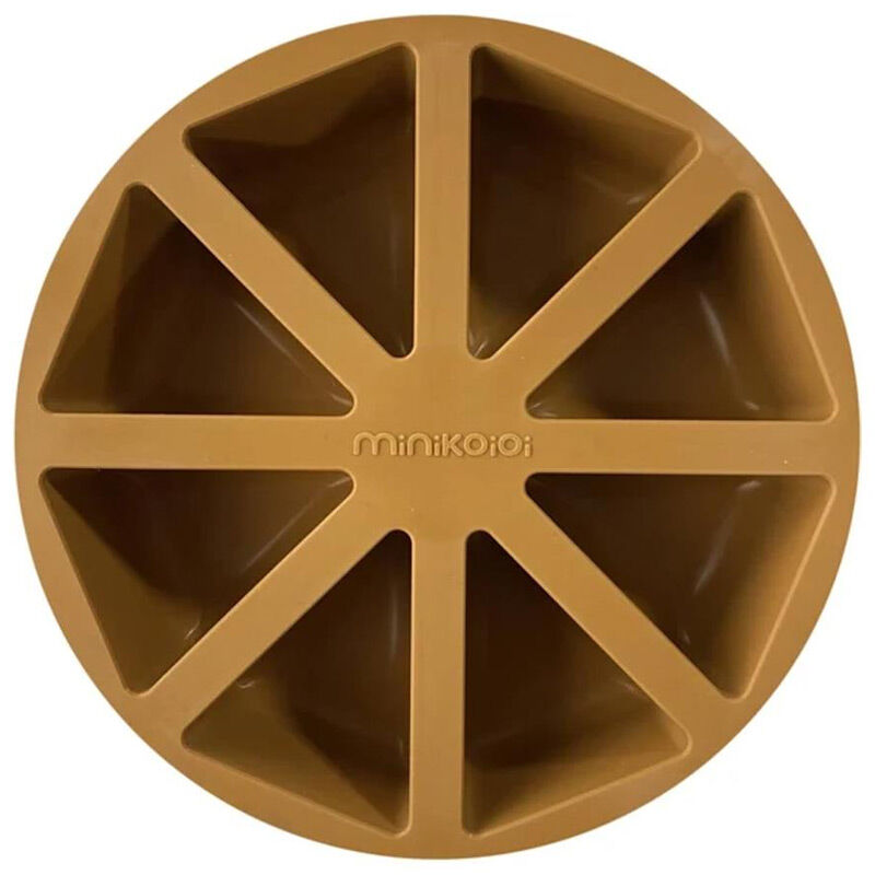 Oioi Slices Silicone Cake Mold Woody Brown